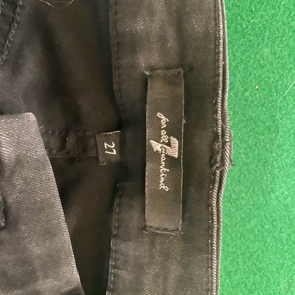 Black 7 for all mankind skinny jeans. - Picture 3 of 3